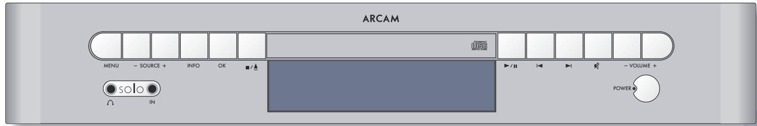 ARCAM SOLO MUSIC SYSTEM - Navigation dans le système des menus - 2