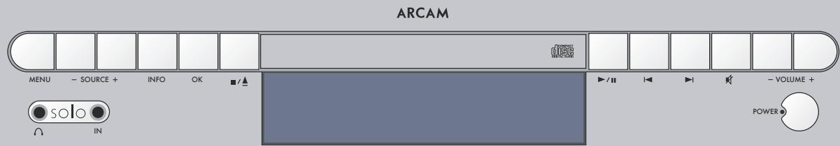 ARCAM SOLO MUSIC SYSTEM - Bedienen des Menüsystems - 1