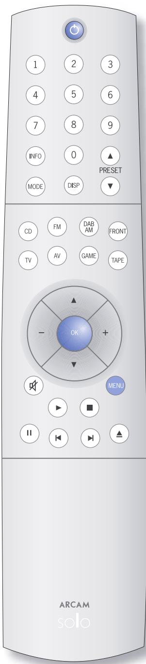 ARCAM SOLO MUSIC SYSTEM - afstands-bediening - 1