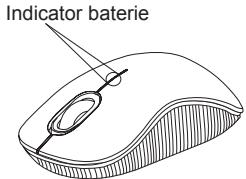 TARGUS WIRELESS COMPACT LASER MOUSE - Indicator baterie - 1
