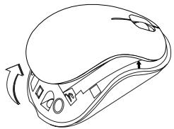 TARGUS WIRELESS COMPACT LASER MOUSE - Instalación de las Pilas - 1