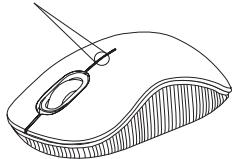 TARGUS WIRELESS COMPACT LASER MOUSE - Batterindikator - 1