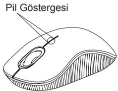 TARGUS WIRELESS COMPACT LASER MOUSE - Pil Göstergesi - 1