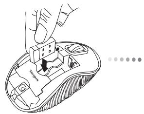 TARGUS WIRELESS COMPACT LASER MOUSE - YctaHObKa 6aTapeek - 4