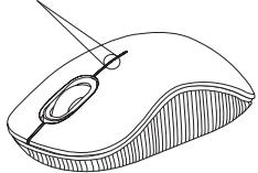 TARGUS WIRELESS COMPACT LASER MOUSE - Indicatore della batteria - 1