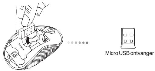 TARGUS WIRELESS COMPACT LASER MOUSE - De batterijen installeren - 4