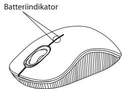 TARGUS WIRELESS COMPACT LASER MOUSE - Batteriindikator - 1