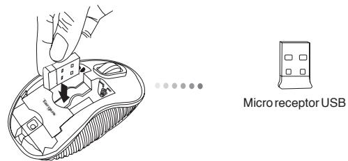 TARGUS WIRELESS COMPACT LASER MOUSE - Instalacao das pilhas - 4