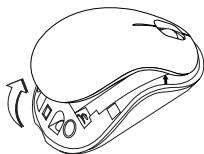 TARGUS WIRELESS OPTICAL LAPTOP MOUSE - Instalarea bateriilor - 1