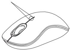 TARGUS WIRELESS OPTICAL LAPTOP MOUSE - Ukazatel baterie - 1