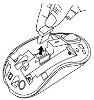 TARGUS WIRELESS OPTICAL LAPTOP MOUSE - Baterijujdiegimas - 2