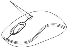 TARGUS WIRELESS OPTICAL LAPTOP MOUSE - Batterindikator - 1