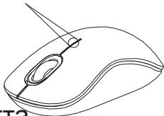 TARGUS WIRELESS OPTICAL LAPTOP MOUSE - Индикатор на застята - 1