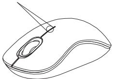 TARGUS WIRELESS OPTICAL LAPTOP MOUSE - Indicateur de puissance des piles - 1