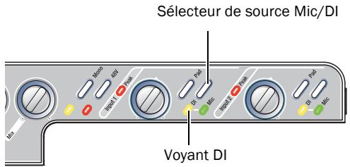 DIGIDESIGN MBOX 2 - Utilisation d'un micro doté d'un connecteur 1/4 de pouce - 2