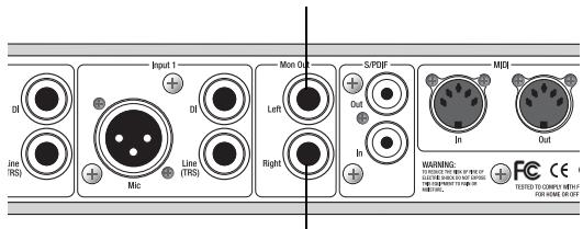 DIGIDESIGN MBOX 2 - Branchement d'un système d'écoute - 2
