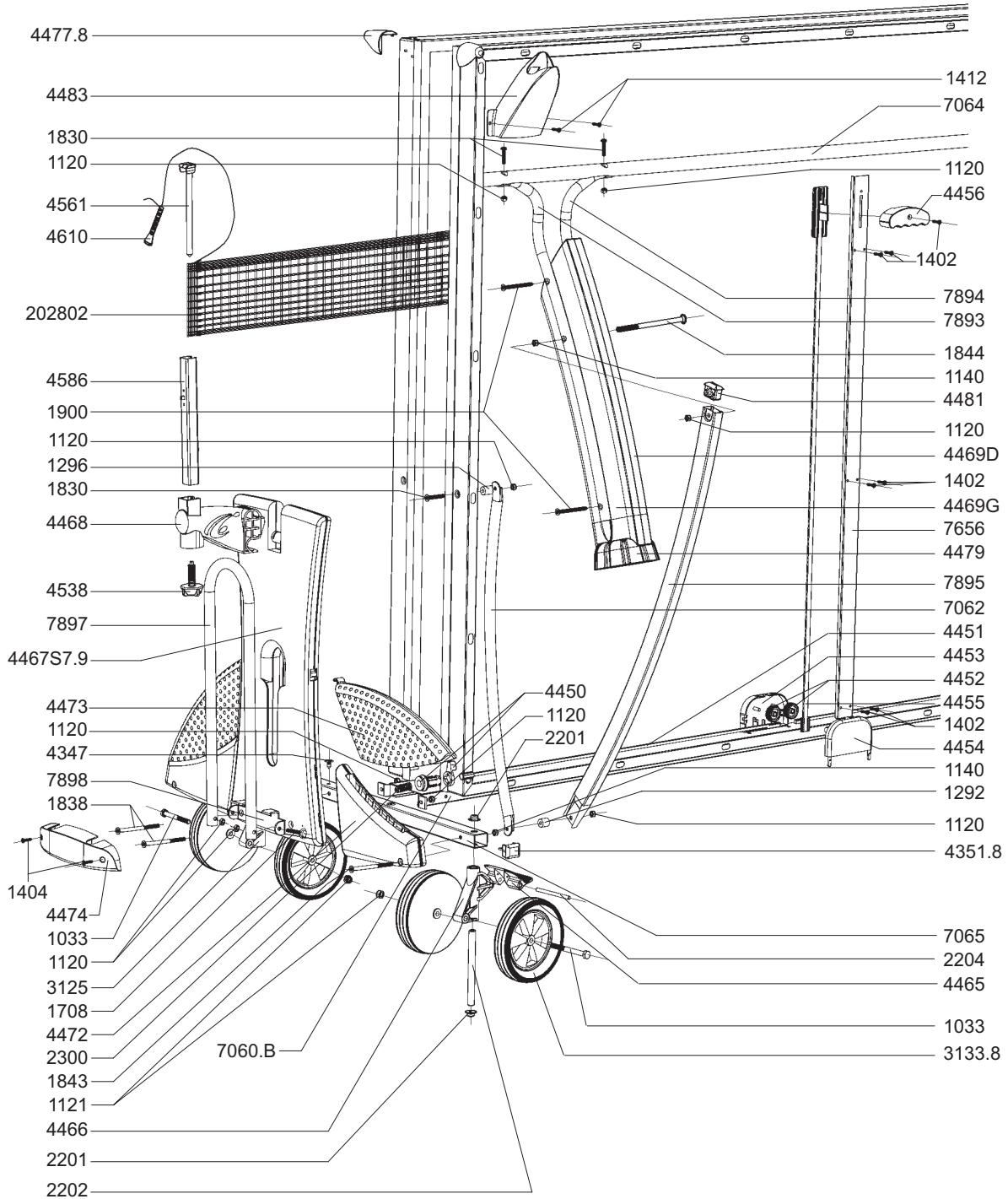CORNILLEAU SPORT 500 INDOOR - ENGLISH - 1
