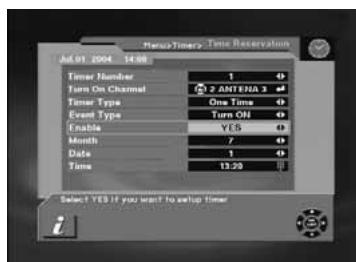 TELEVES 7288 - 10.2.- Time Reservation - 1