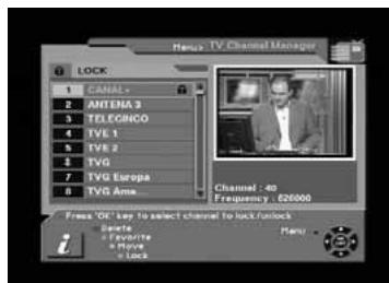 TELEVES 7288 - 8.4.- Lock Channel - 1