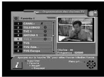 TELEVES 7288 - Organisation des chaînes - 2