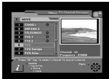 TELEVES 7288 - 8.3.- Move Channel - 1