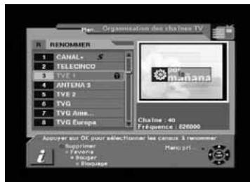 TELEVES 7288 - - Renommer une chaîne - 1