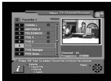 TELEVES 7288 - 8.2.- Favorite Channel - 1