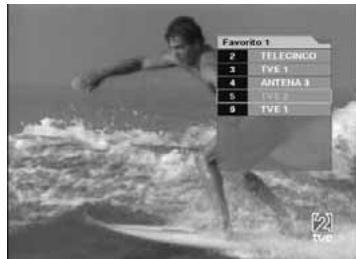 TELEVES 7288 - Comment éditer le nom d'un groupe de favoris - 1