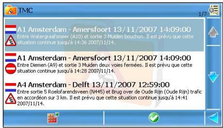 ROUTE 66 MAXI - Utilisation des messages liés au traffic - 1