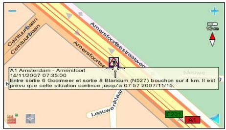 ROUTE 66 MINI - Utilisation des messages liés au traffic - 2