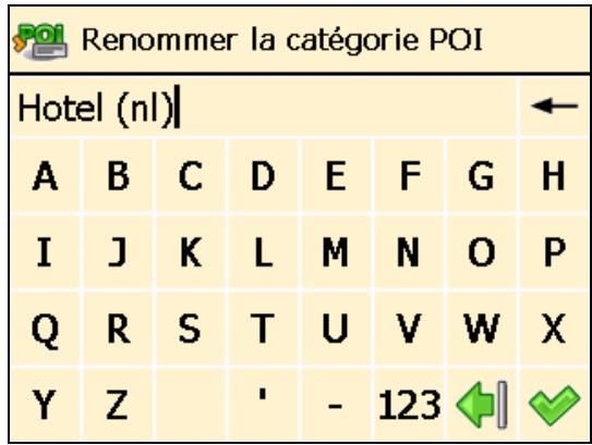 ROUTE 66 NAVIGATE 7 - Renommer la catégorie POI - 6
