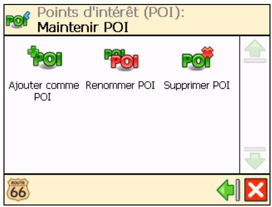 ROUTE 66 NAVIGATE 7 - Maintenir POI - 1