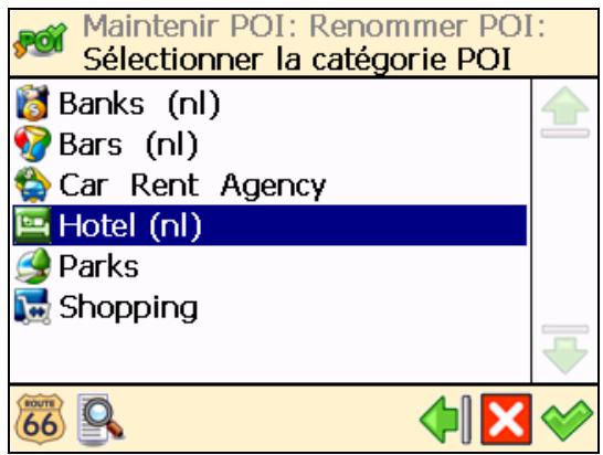 ROUTE 66 NAVIGATE 7 - Renommer POI - 1