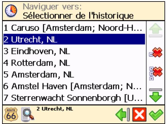 ROUTE 66 NAVIGATE 7 - Naviguer vers un endroit récemment visité (historique) - 6