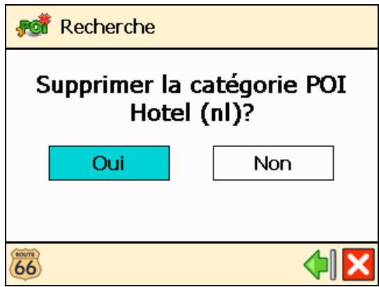 ROUTE 66 NAVIGATE 7 - Supprimer la catégorie POI - 5