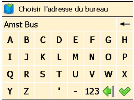 ROUTE 66 NAVIGATE 7 - Choisir l'adresse du bureau - 1
