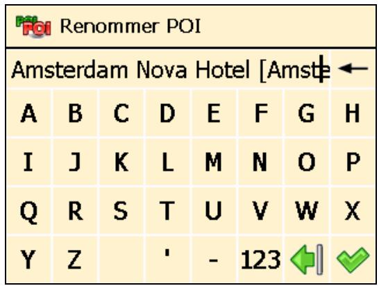 ROUTE 66 NAVIGATE 7 - Renommer POI - 3