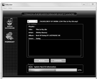 BEGLEC USB 2.2 - GEBRUIK VAN DE TRACK-INDEXER SOFTWARE - 1