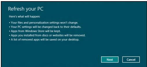 GATEWAY NE51B - 16777 Refresh your PC 16777 - 1