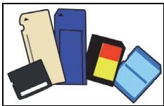 GATEWAY NE56R - Inserting a memory card - 1