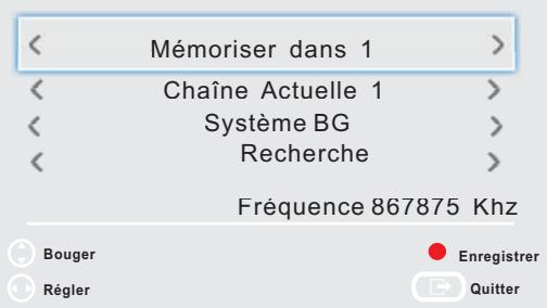 BRANDT B4502UHD - Utilisation des menus - 1