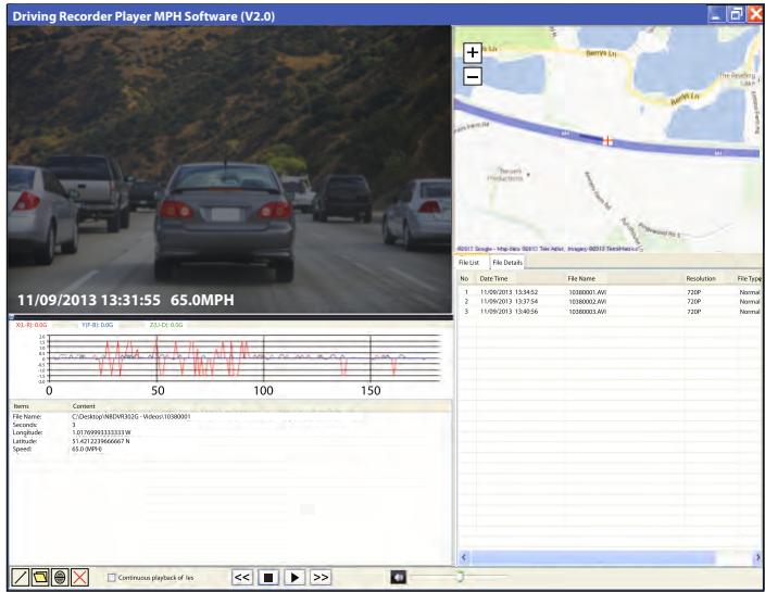 NEXT BASE IN CAR CAM 302 G DELUXE - SORTIE D'efinition standard - 1