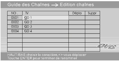 NEXT BASE SDV1102-B - Edition des chaines - 1