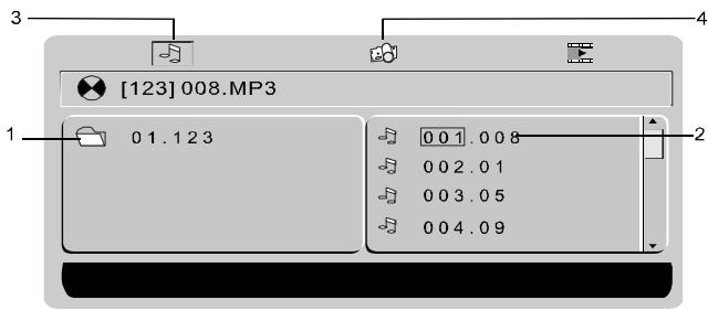 NEXT BASE SDV1102-BY - Lecture d'un DISQUE en FORMAT MP3 et CD JPEG - 1