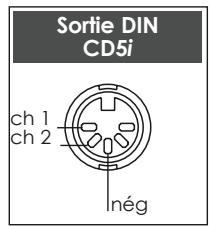 NAIM1 CD555 - Branchements CD5i - 2