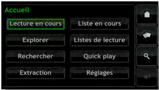 NAIM1 HDX-SSD - Le menu Accueil - 1