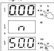 CARLO GAVAZZI WM14-DIN - Fonctions du MENU principal - 1