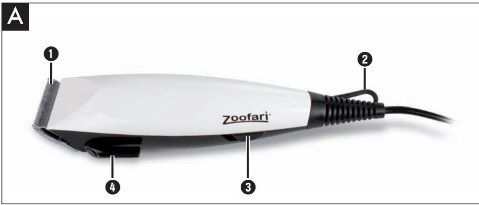 ZOOFARI ZTS 10 B1 ANIMAL CLIPPERS - 1