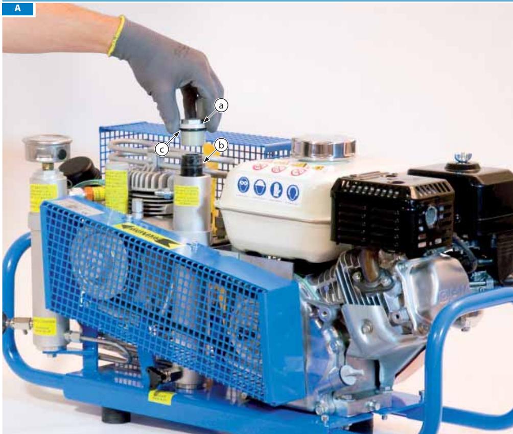 AEROTECNICA COLTRI MCH-6 - Remplacement de le filtré à charbons actifs / tamis muléculaire [A] - 3