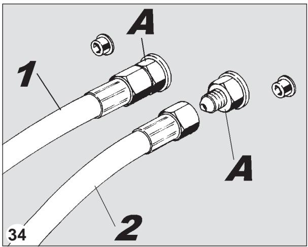 AEROTECNICA COLTRI MCH14 TECH NITROX - Branchement des fouets de tuyaux - 1